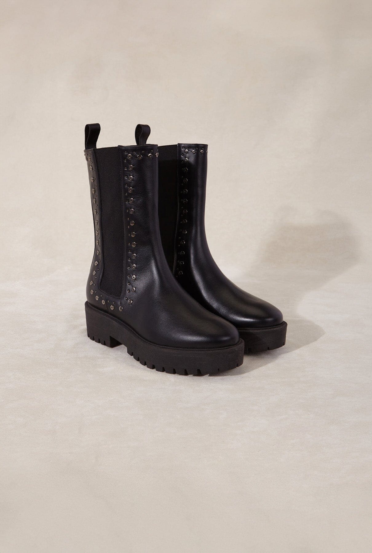 CHUNKY BOOTS NEGRA 4,5CM Boots Micuir 