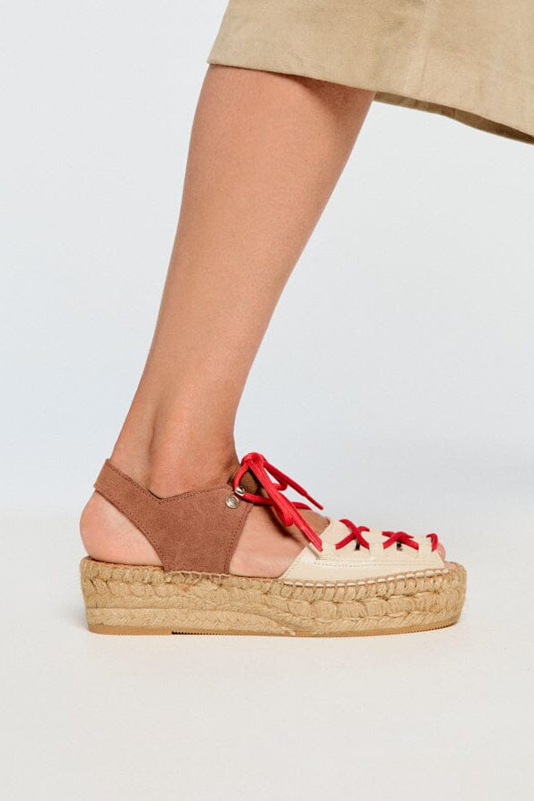 CIMA CRUDO-MARRÓN Espadrilles Naguisa 