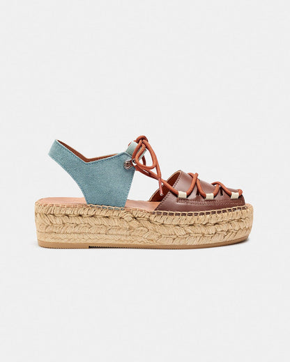 CIMA MARRON-AZUL Espadrilles Naguisa 