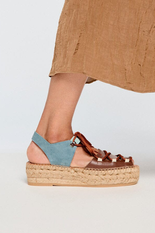 CIMA MARRON-AZUL Espadrilles Naguisa 