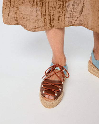 CIMA MARRON-AZUL Espadrilles Naguisa 