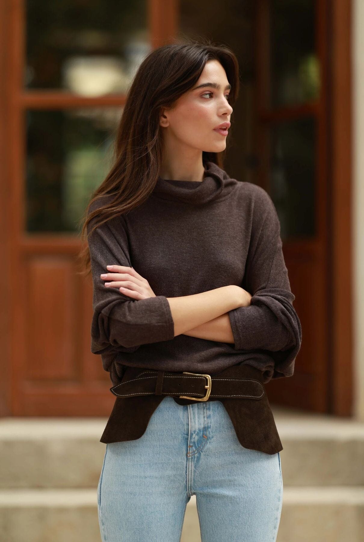 Cinturón Bahía Ante Marrón Belts Ecue 