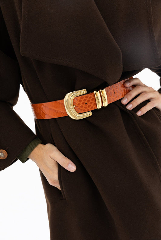 Cinturón Bohème - Naranja Zucca Belts Baltei Studio 