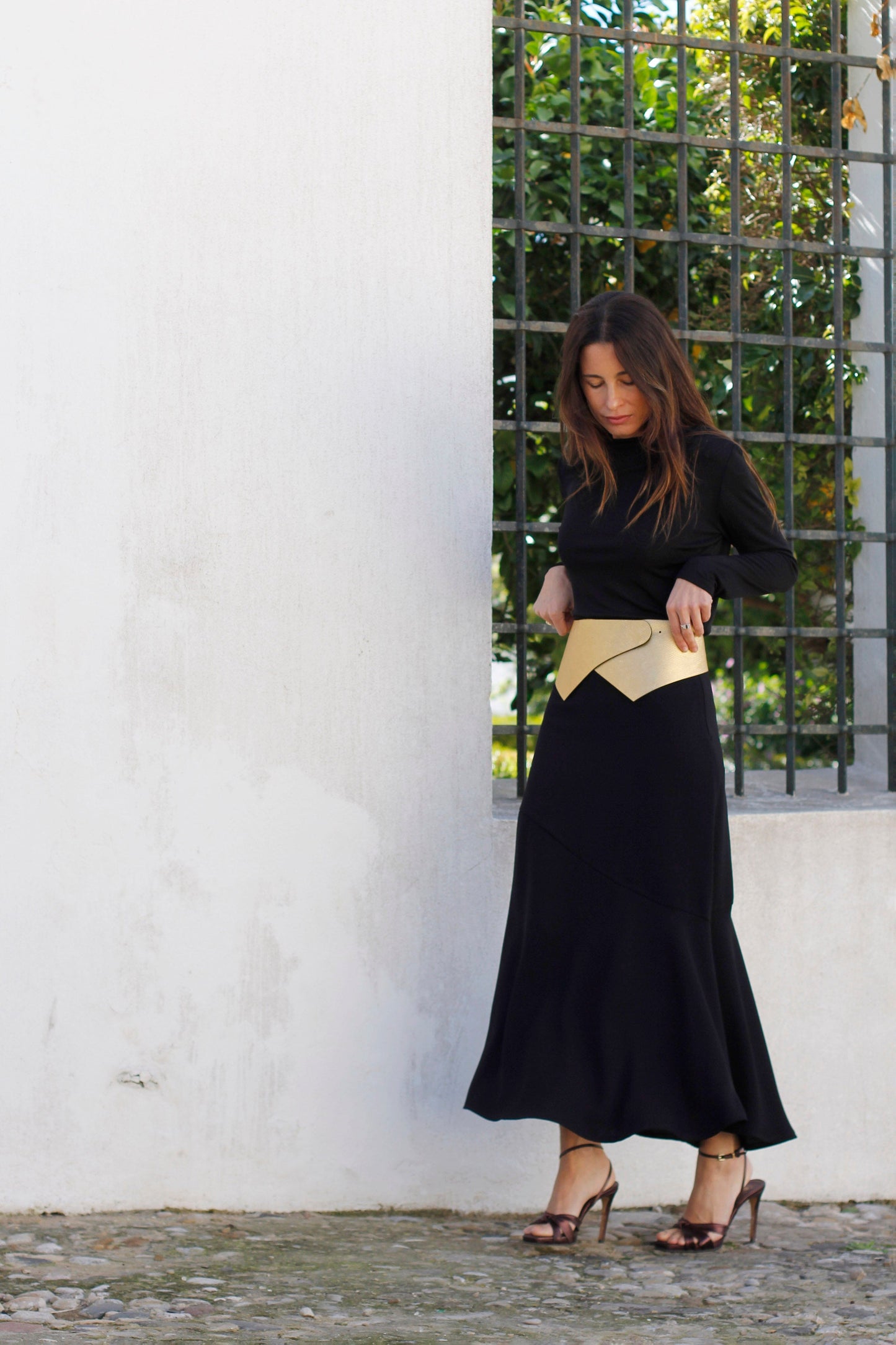 Cinturón Falla Dorado Belts Ecue 