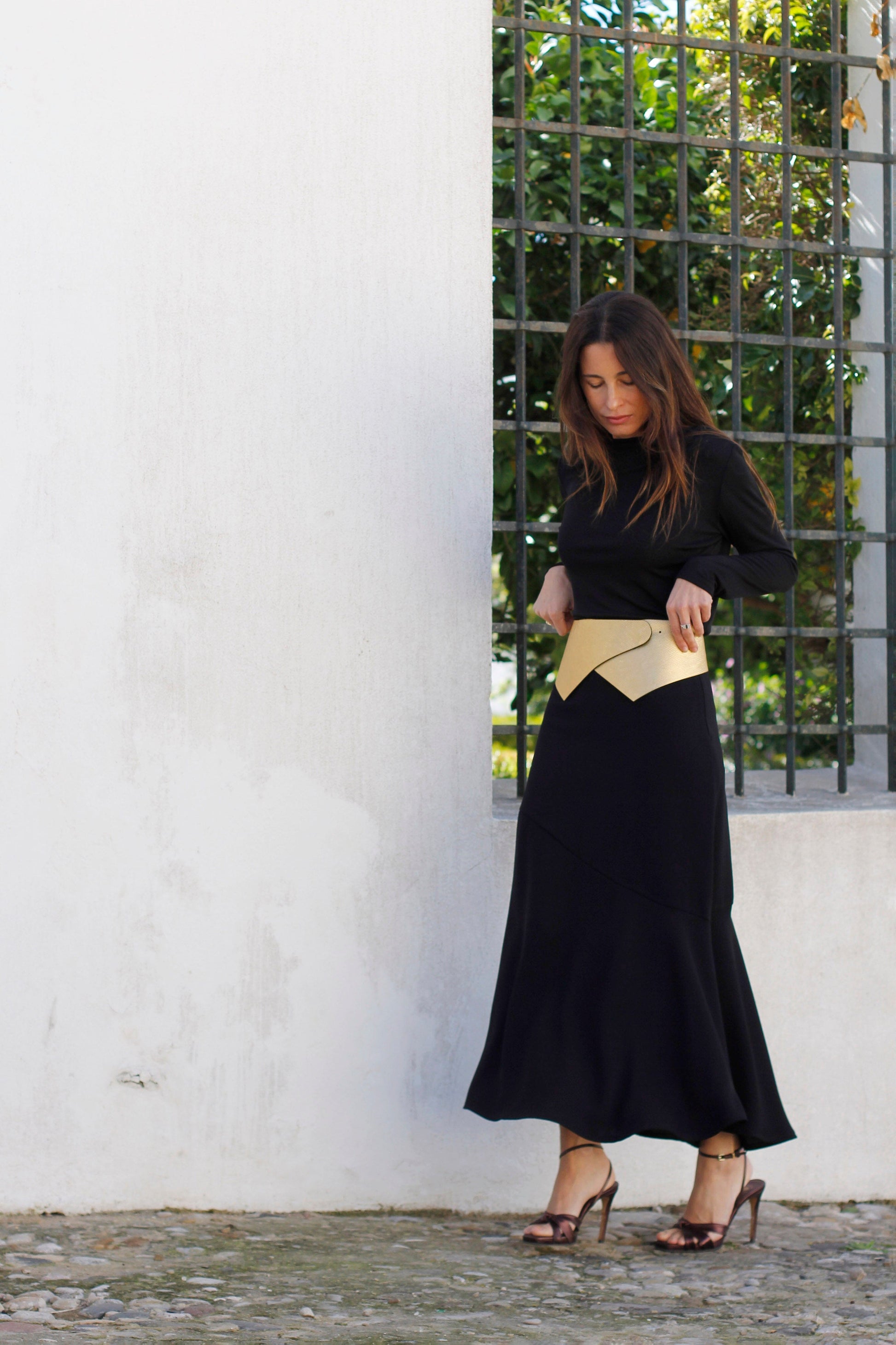 Cinturón Falla Dorado Belts Ecue 