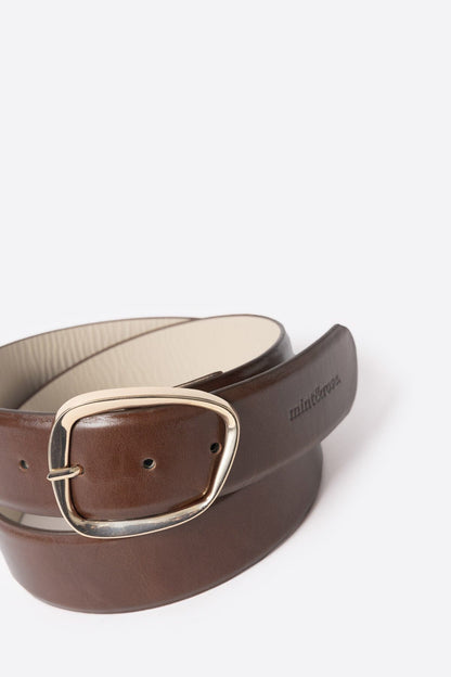 Cinturón jannet castaña Belts Mint and Rose 