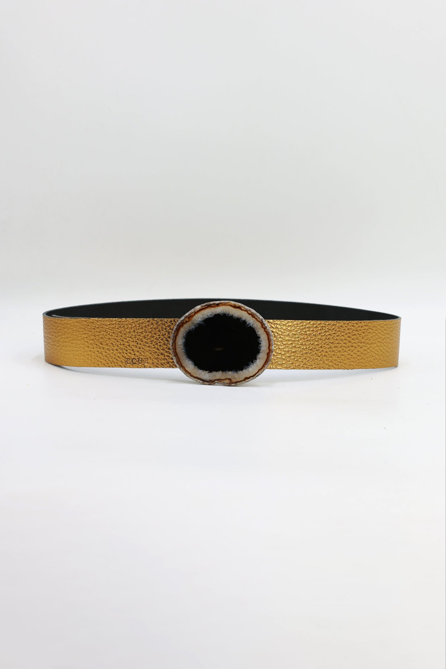 Cinturón Jeans Dorado - Ágata Natural Belts Ecue 