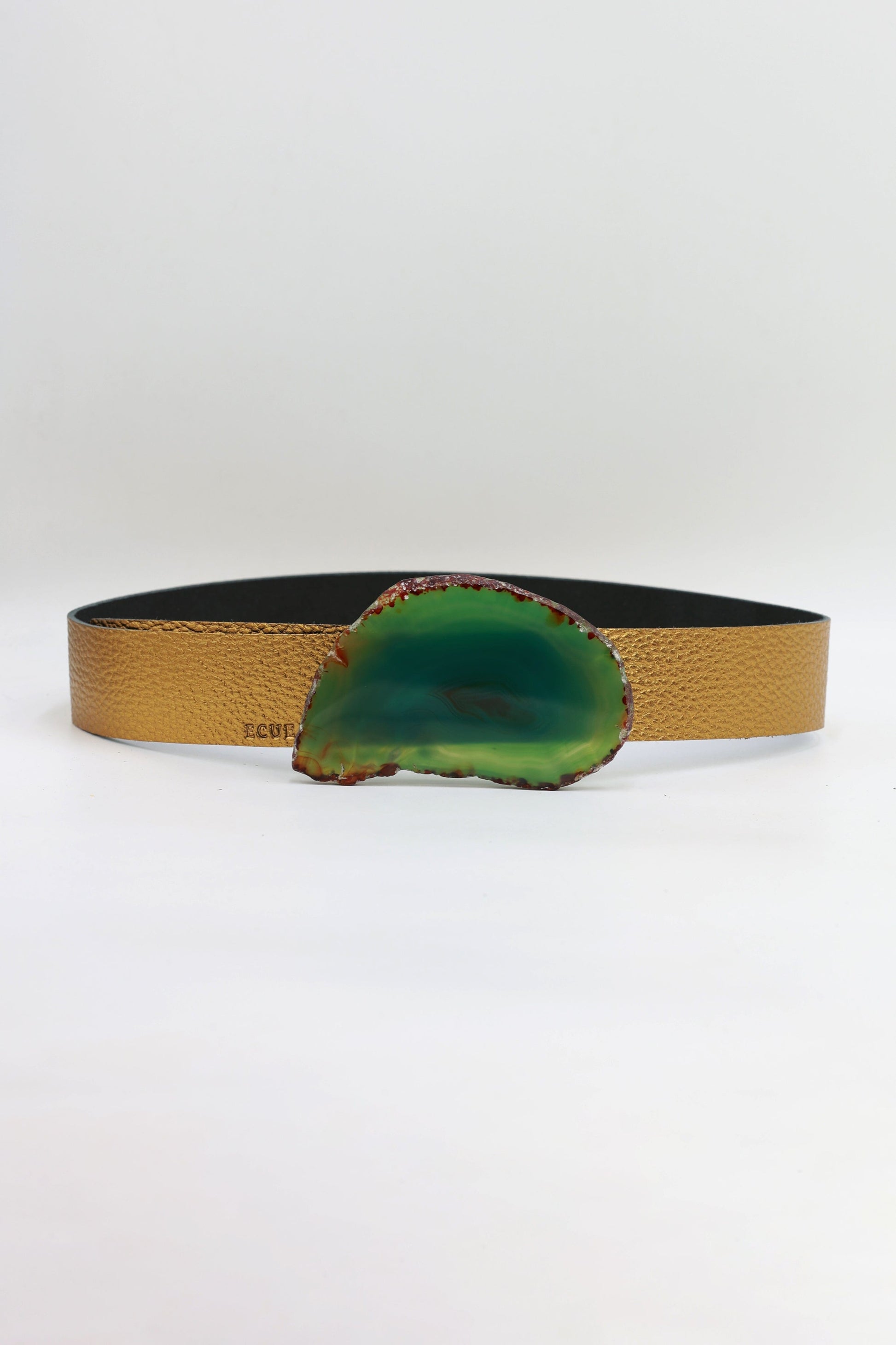 Cinturón Jeans Dorado - Ágata Verde Belts Ecue 