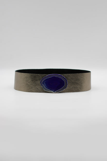 Cinturón Maxi Bronce - Ágata Morada Belts Ecue 