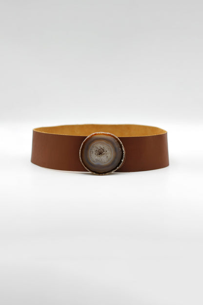Cinturón Maxi Camel - Ágata Natural Belts Ecue 