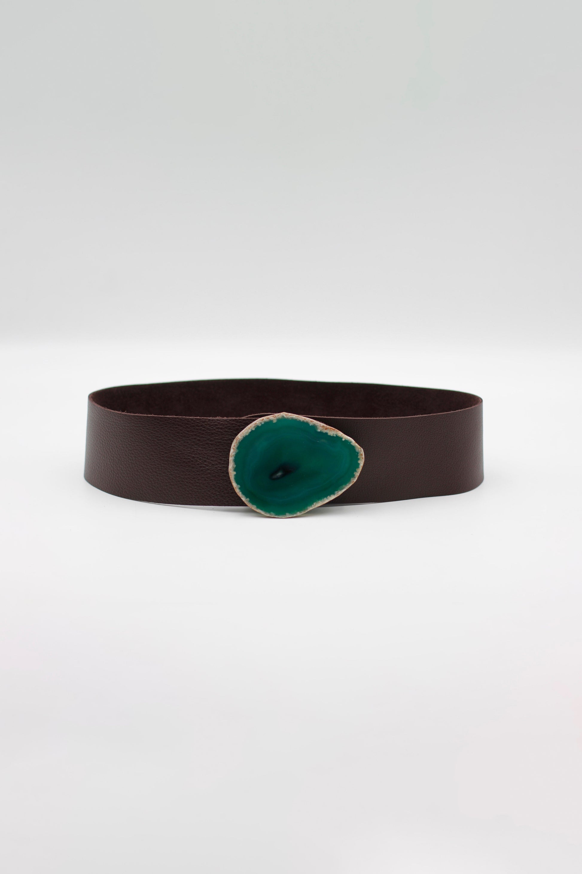 Cinturón Maxi Marrón - Ágata Verde Belts Ecue 
