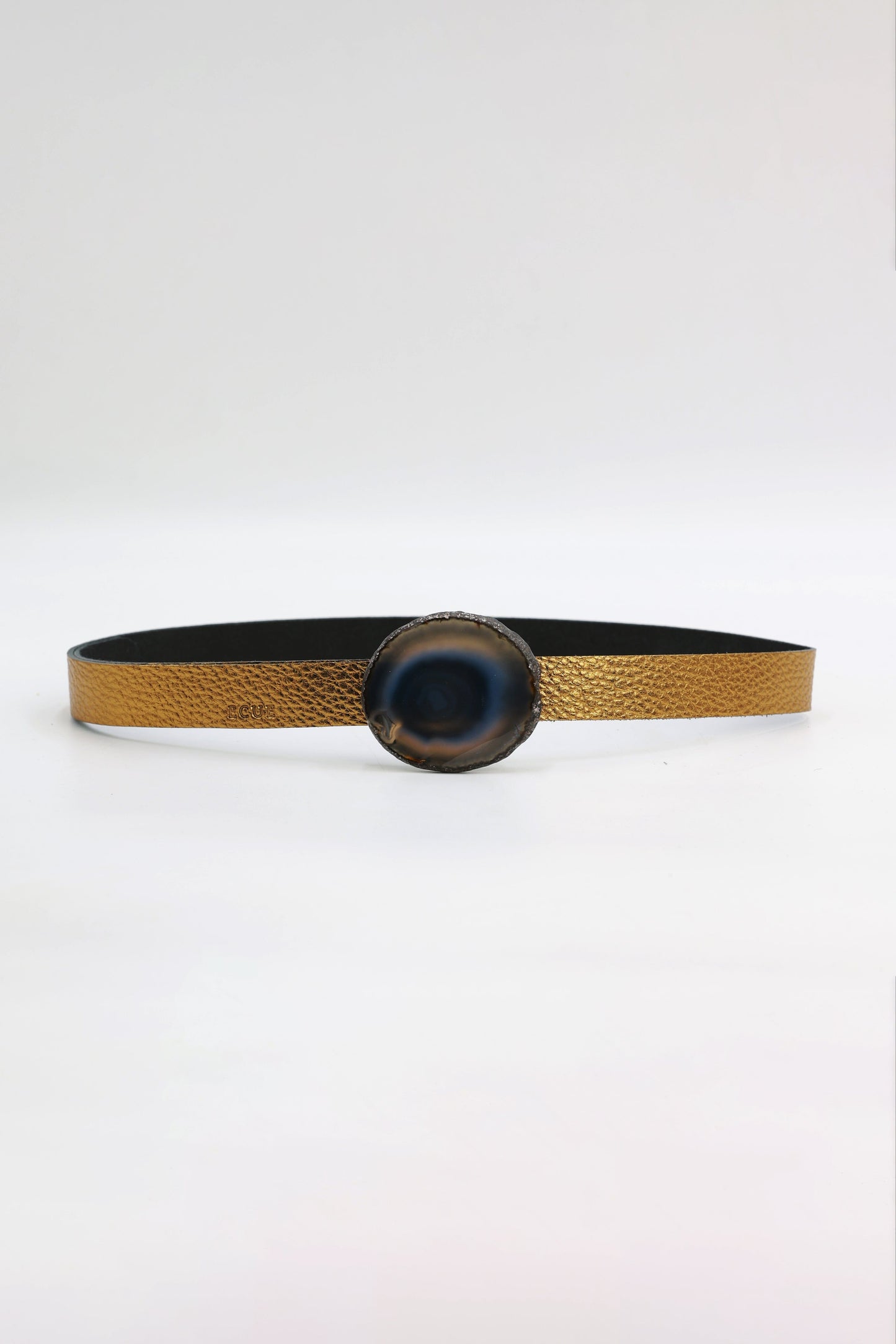 Cinturón Mezzo Dorado - Ágata Natural Belts Ecue 