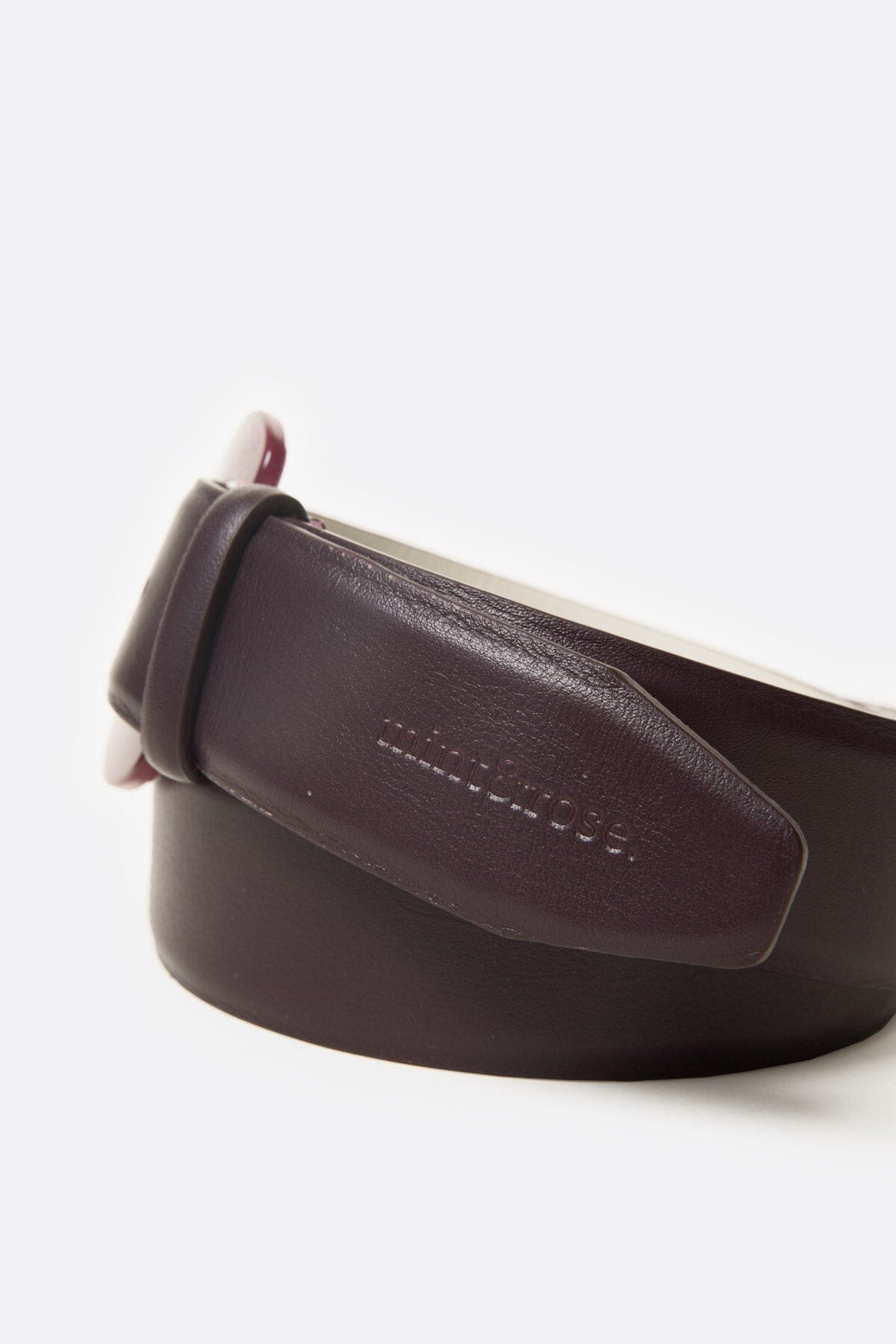 Cinturón moon burdeos Belts Mint and Rose 