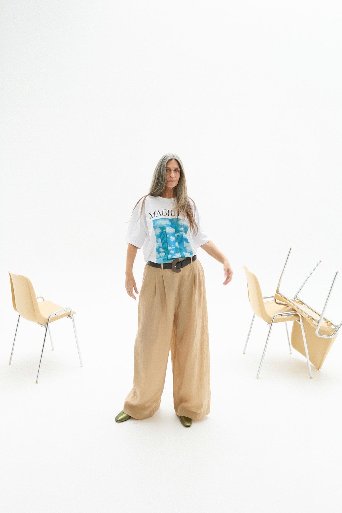 Cinturón moon testa XL Belts Mint and Rose 