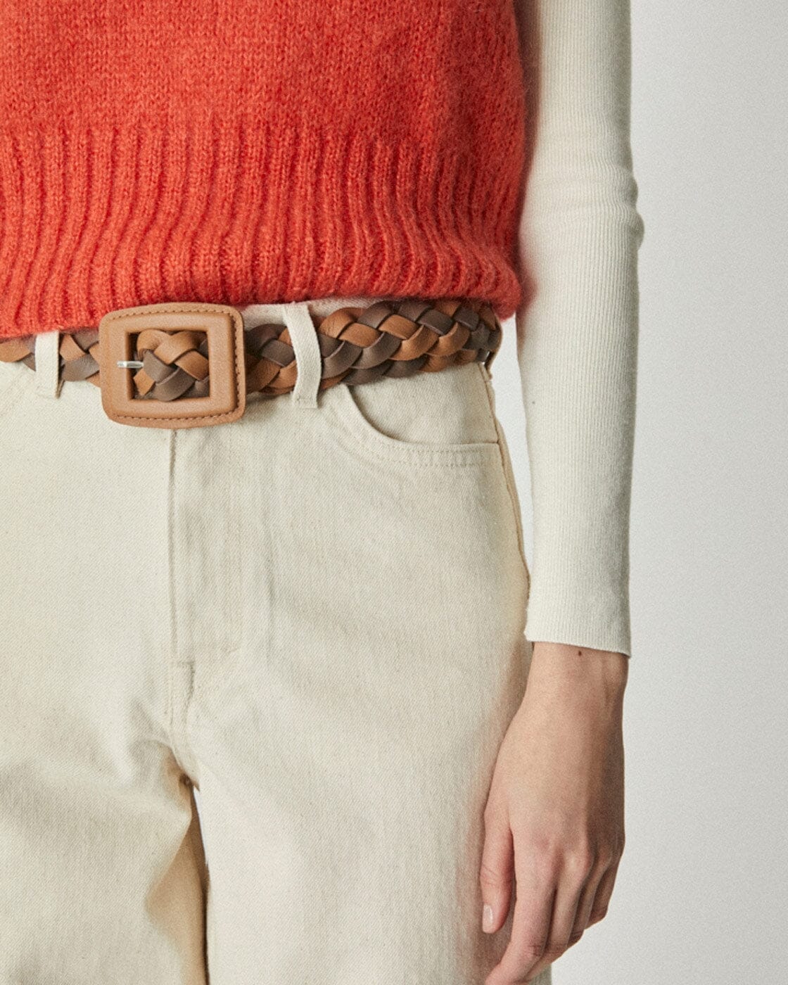CINTURON SATTA CAMEL-TOPO Belts Naguisa 
