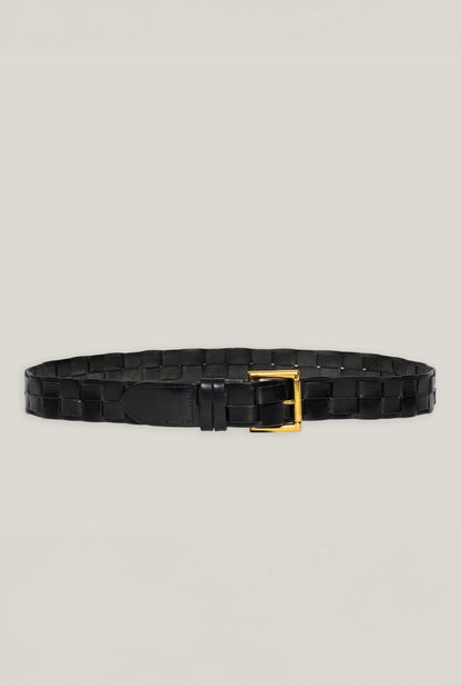 Cinturón Trenzado Negro Belts Dorantes Harness 