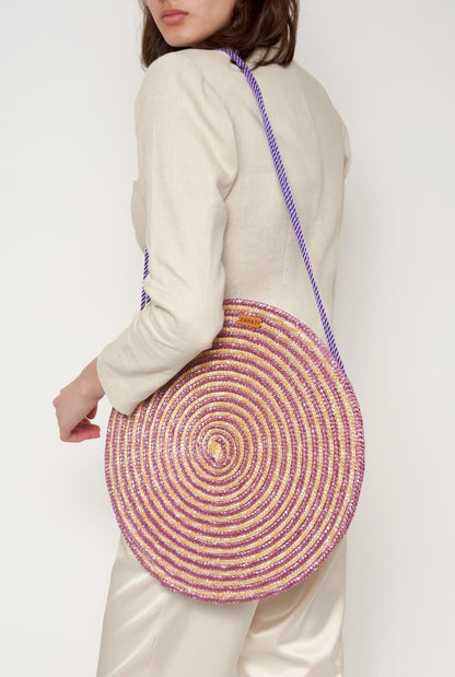 Circuleto espiral morado Shoulder Bag Zahati 