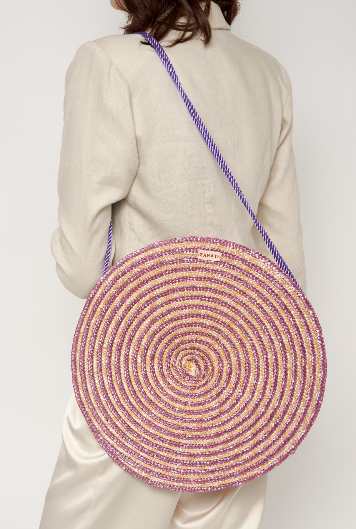 Circuleto espiral morado Shoulder Bag Zahati 