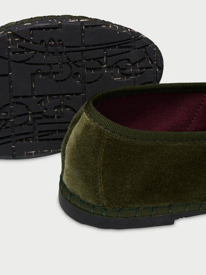 Claire Forest Green Mary Jane Flabelus 