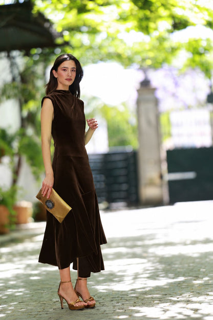 Clara Velvet Dress Dresses Elisa Cortés 