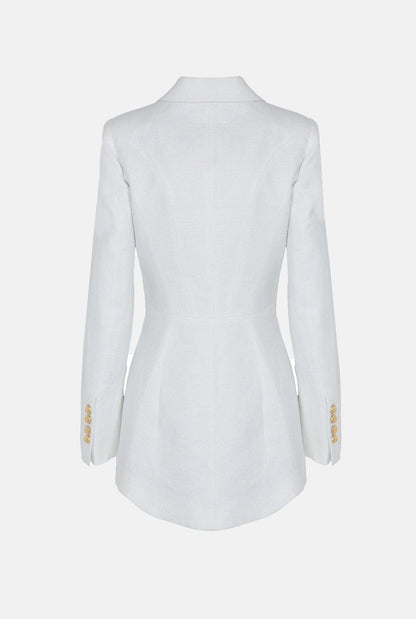 CLASSIC WHITE TWO-BUTTON MARGARITA BLAZER Jackets The Extreme Collection 