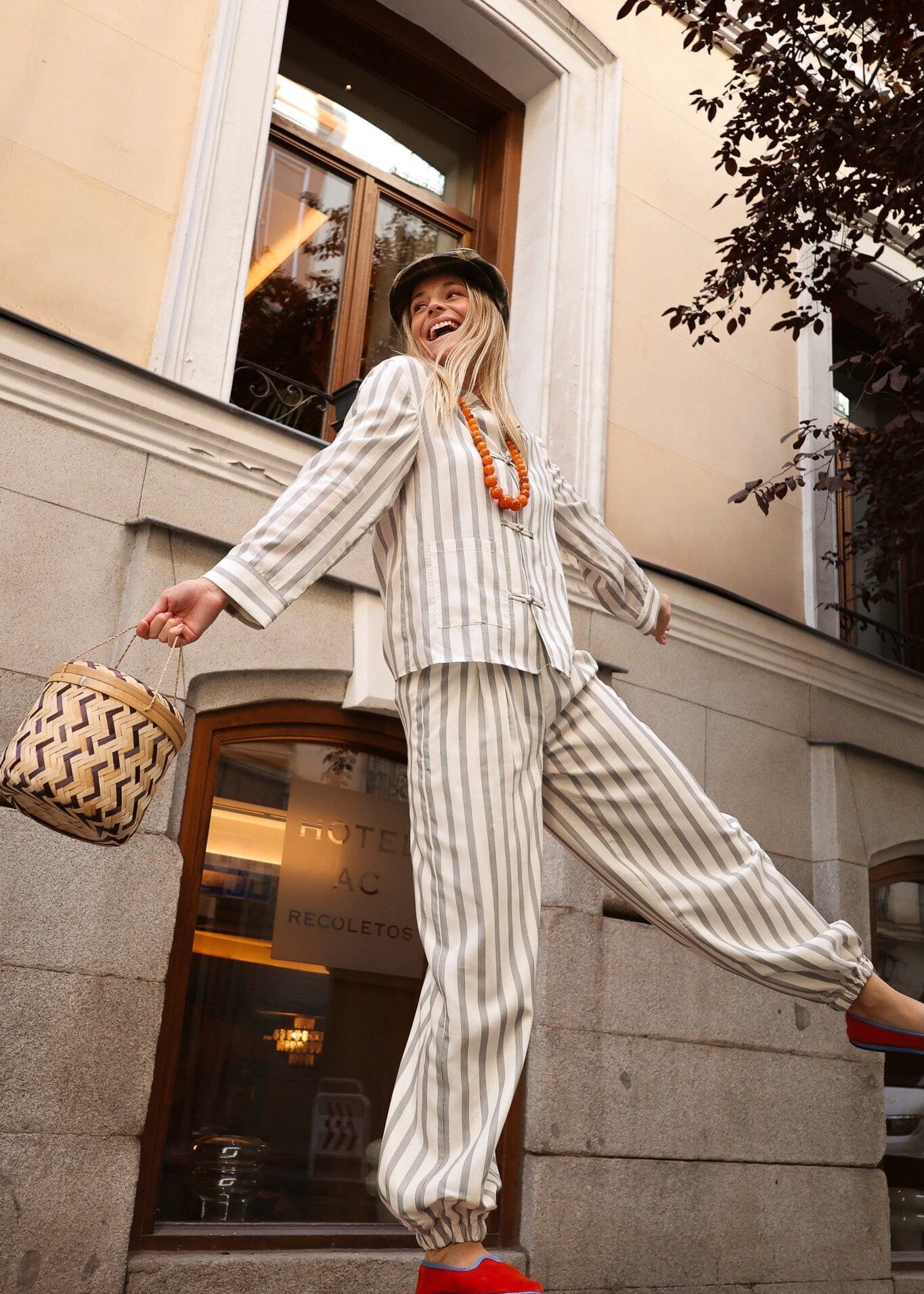 Clémentine white pants Trousers Copines 