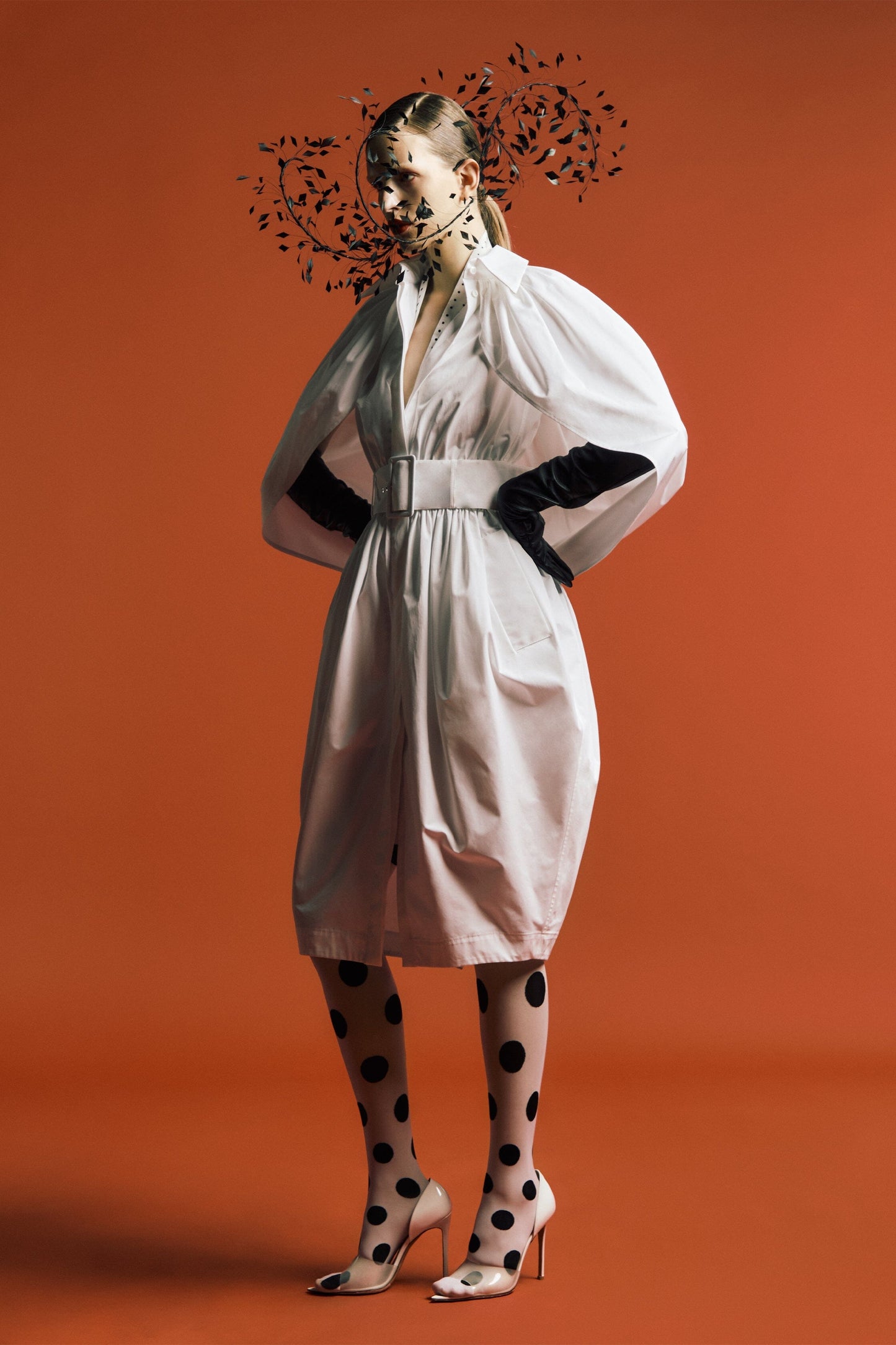 Cocoon Poplin Dress Dresses PALOMO SPAIN 