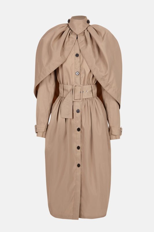 Cocoon Trench Dress Dresses PALOMO SPAIN 