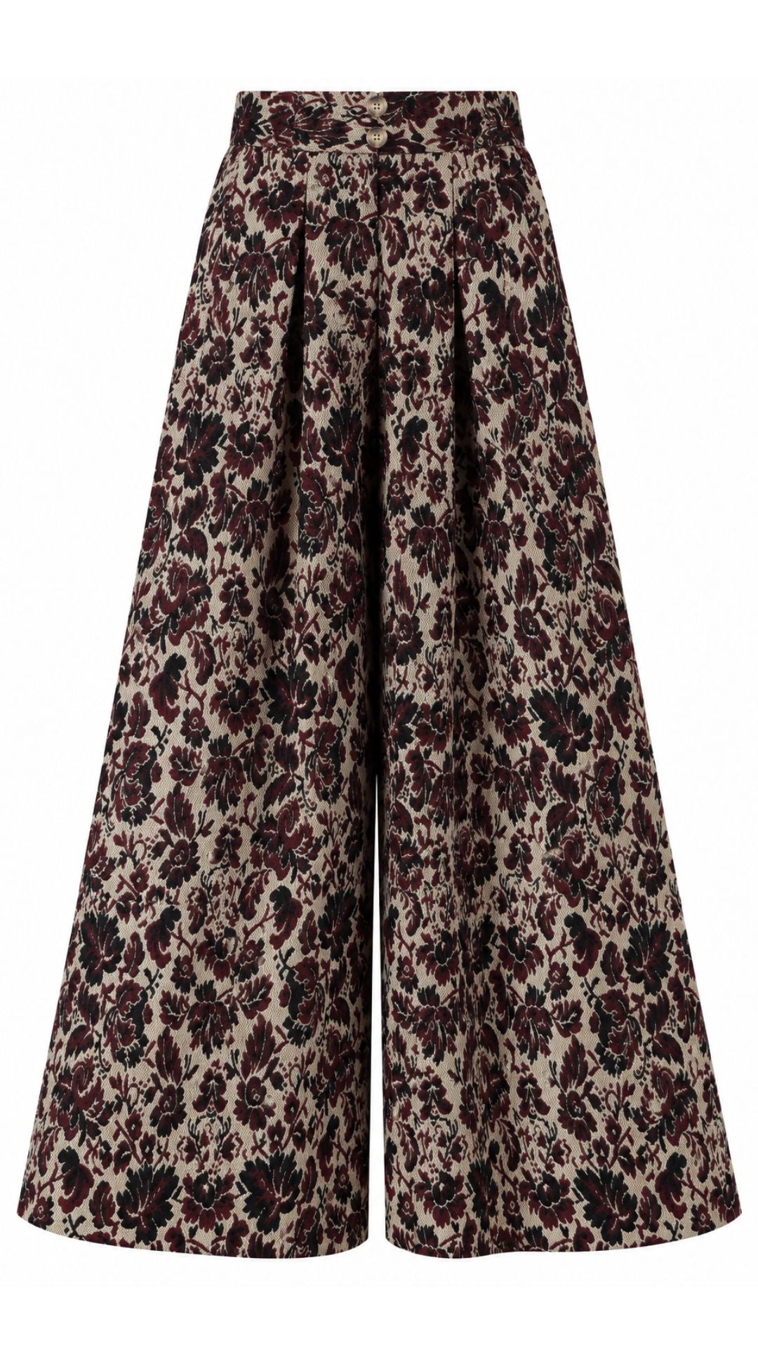 Colette Beige Palazzo Pants Trousers Copines 