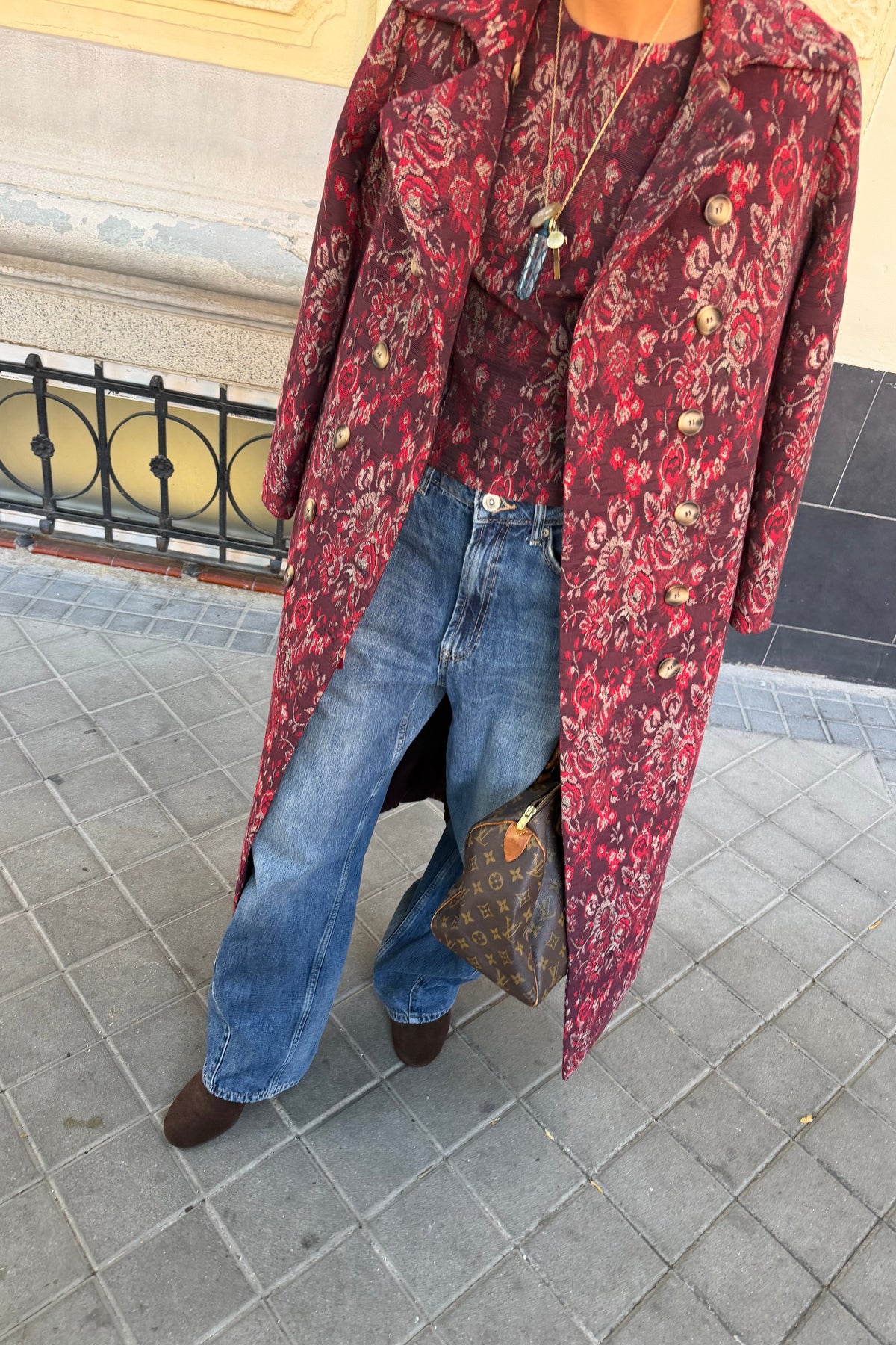 Colette Red Coat Coats Copines 