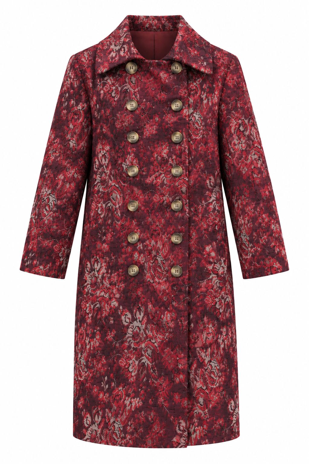 Colette Red Coat Coats Copines 