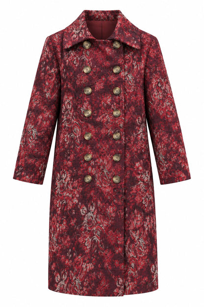 Colette Red Coat Coats Copines 