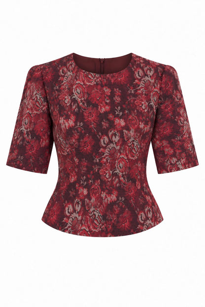 Colette Red Top Tops and Blouses Copines 