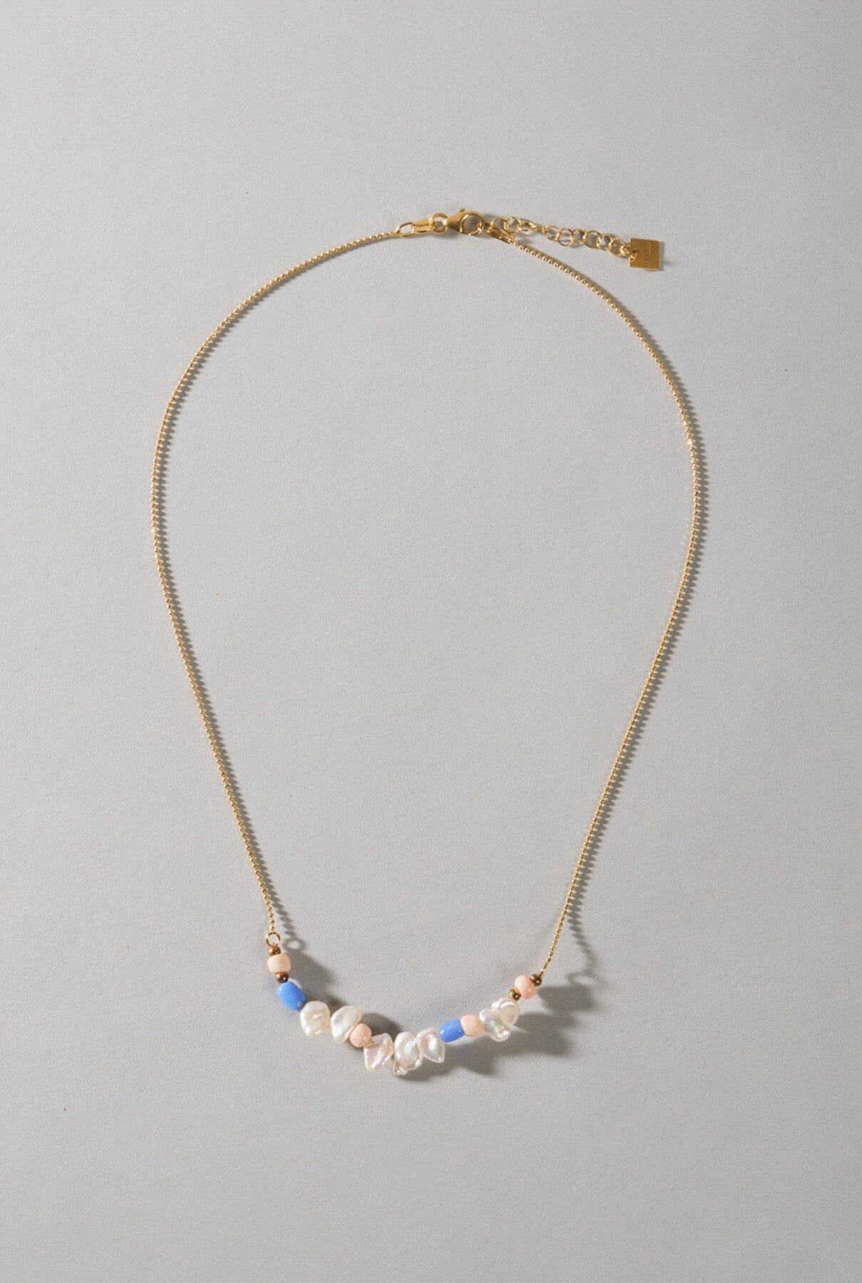 Colgante Tahiti Oro Linea de perlas Necklaces Malababa 
