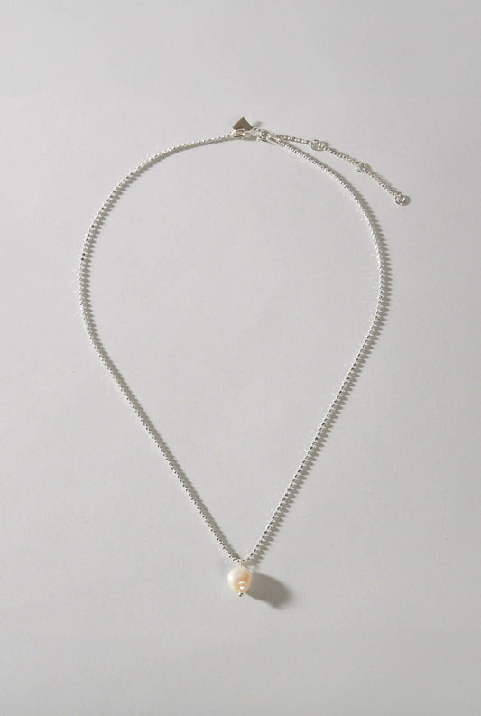 Colgante Tahiti Plata perla mediana Necklaces Malababa 