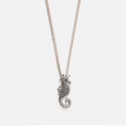 Colgante/Broche Caballito de Mar Plata Strauss Necklaces Joaquin Blanco 