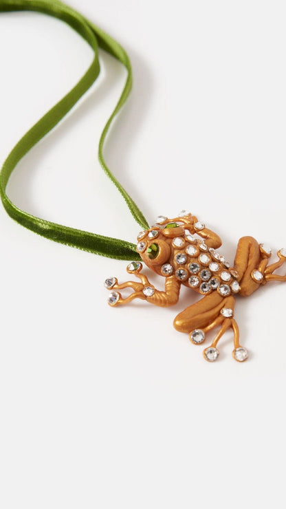 Colgante/Broche Rana Oro Strauss Necklaces Joaquin Blanco 