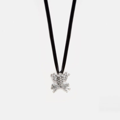 Colgante/Broche Rana Plata Strauss Necklaces Joaquin Blanco 