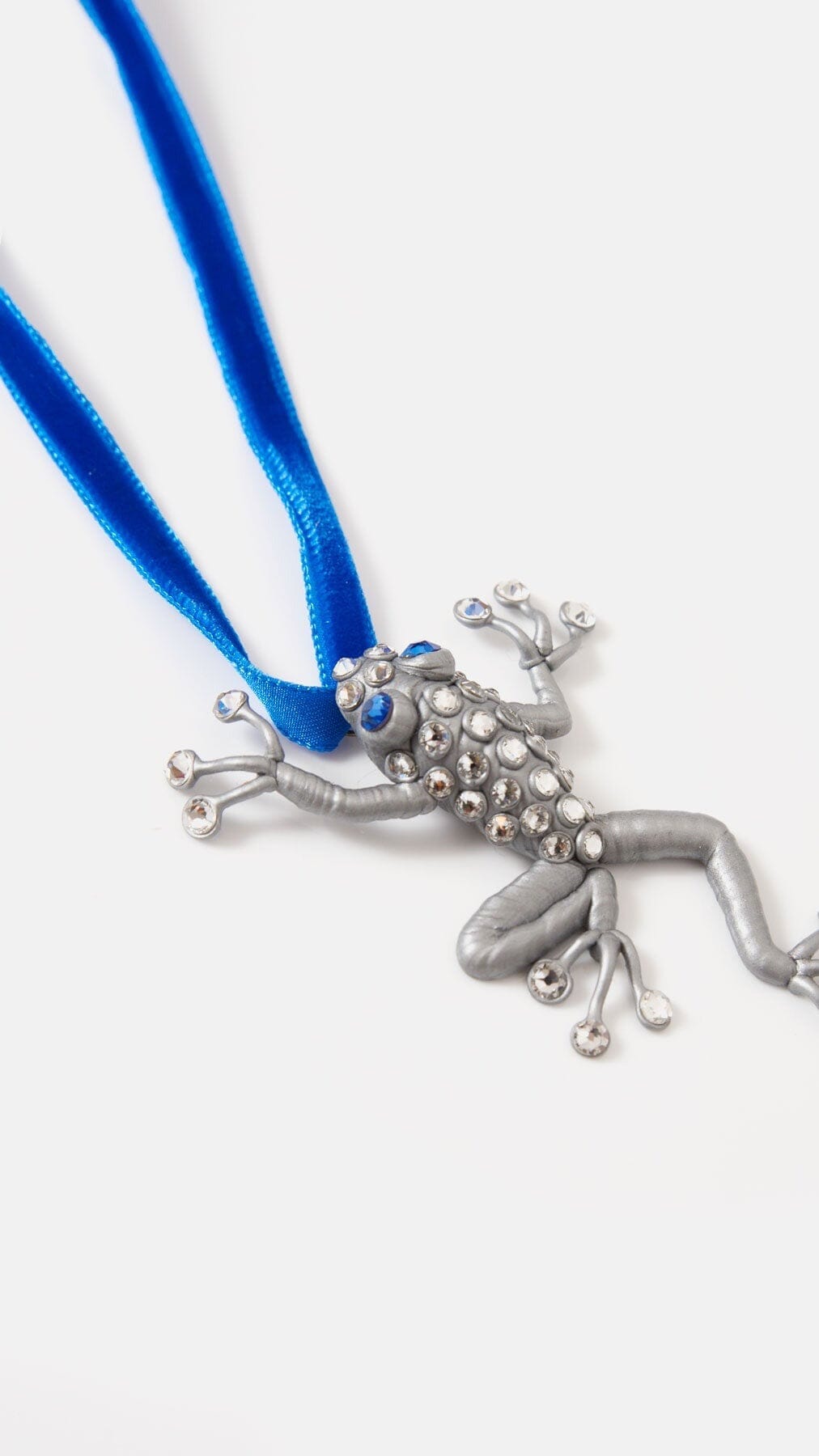 Colgante/Broche Rana Trepadora Plata Strauss Necklaces Joaquin Blanco 