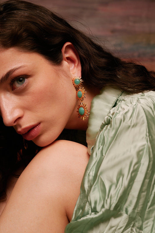 Colgantes Sol Fascinante Final Amazonita Necklaces Coolook 