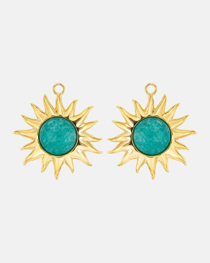 Colgantes Sol Fascinante Final Amazonita Necklaces Coolook 