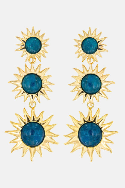 Colgantes Sol Fascinante Final Apatita Earrings Coolook 