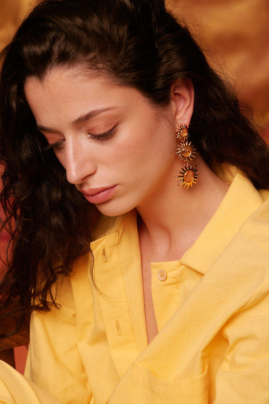 Colgantes Sol Fascinante Final Citrino Necklaces Coolook 