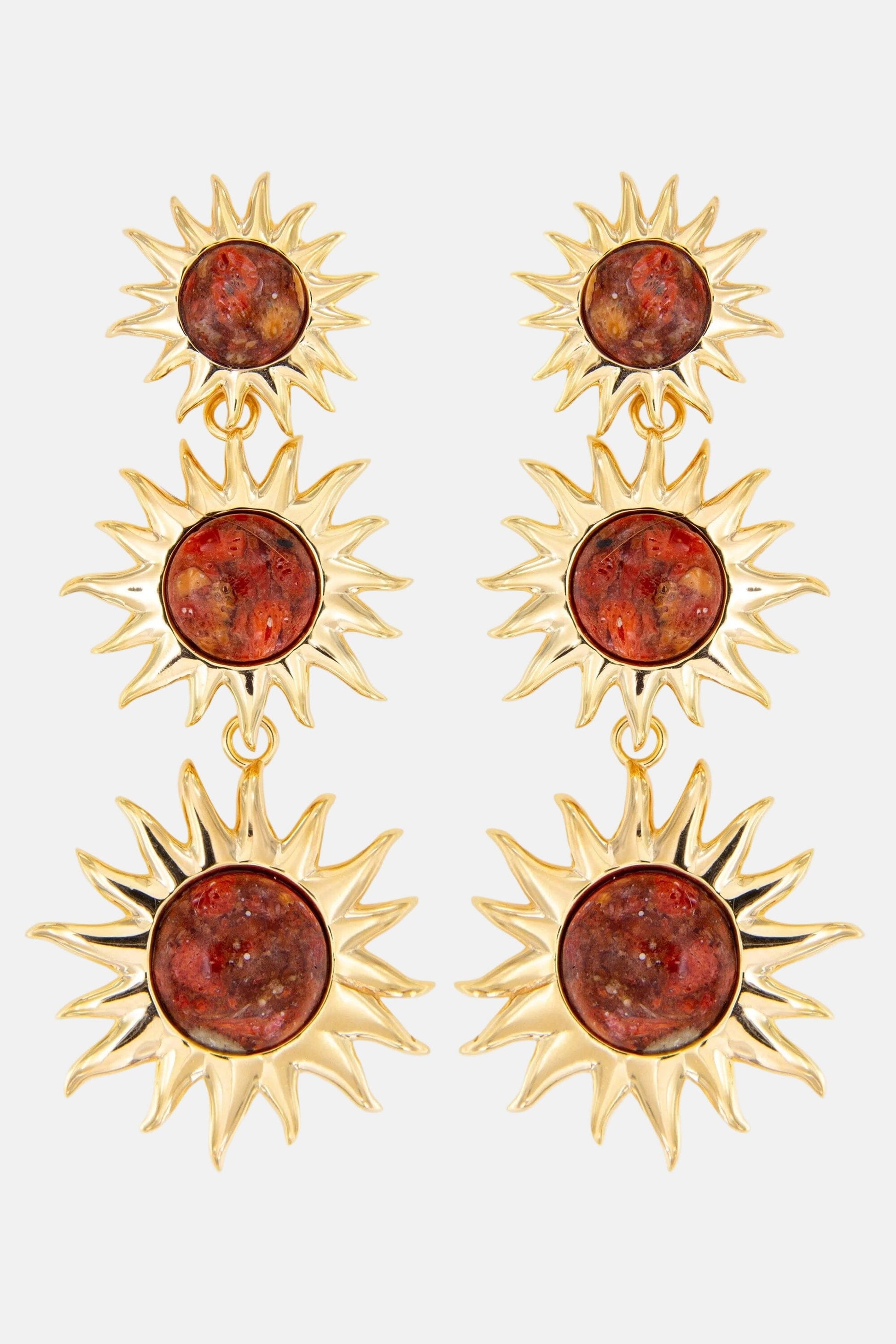 Colgantes Sol Fascinante Final Coral Necklaces Coolook 