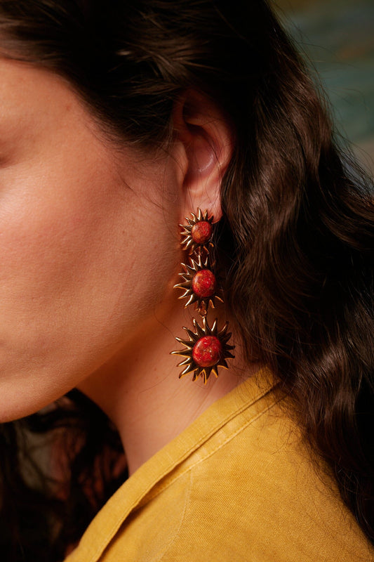 Colgantes Sol Fascinante Final Coral Necklaces Coolook 