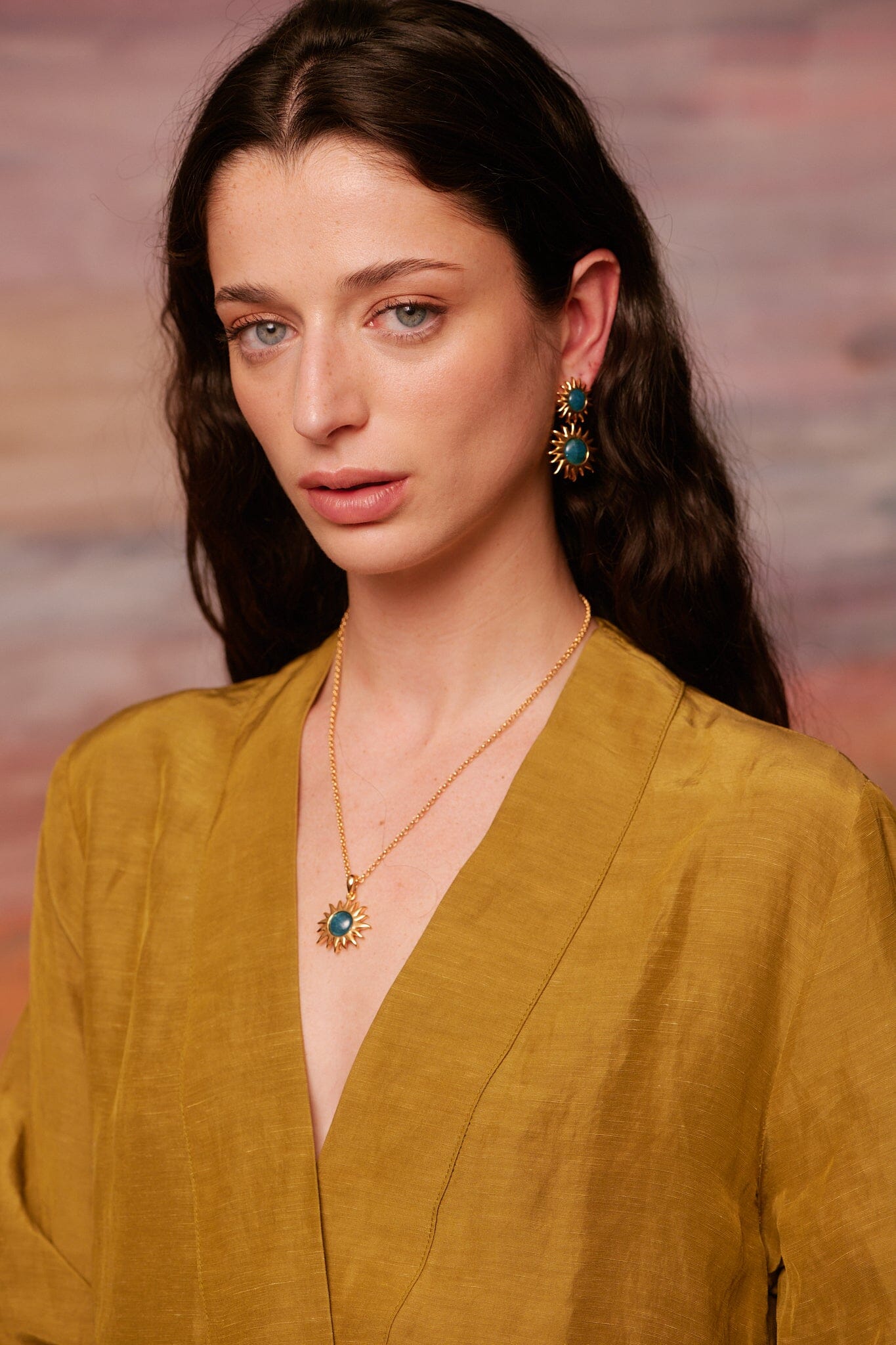 Colgantes Sol Fascinante Intermedio Apatita Earrings Coolook 