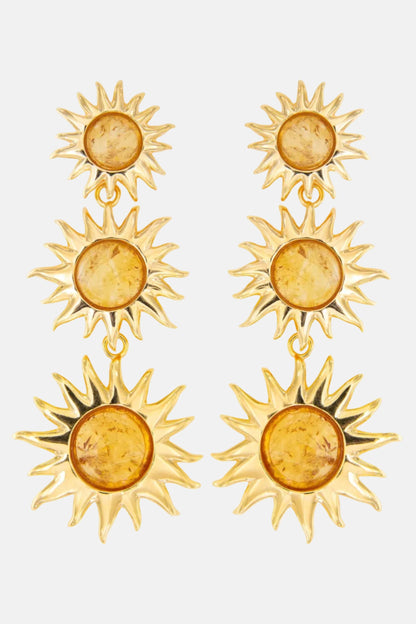 Colgantes Sol Fascinante Intermedio Citrino Necklaces Coolook 