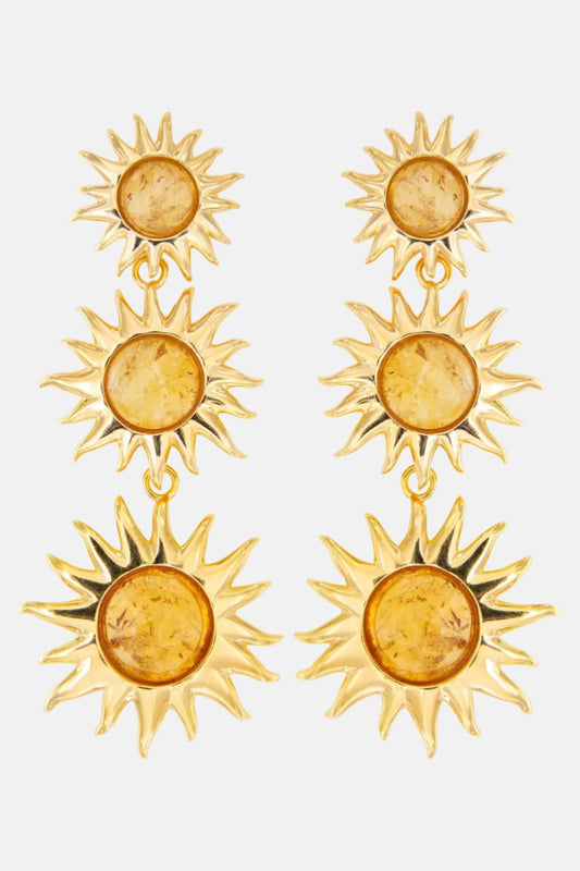 Colgantes Sol Fascinante Intermedio Citrino Necklaces Coolook 