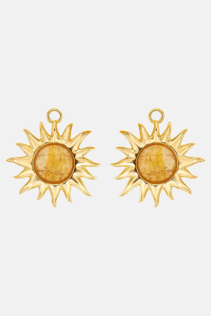 Colgantes Sol Fascinante Intermedio Citrino Necklaces Coolook 