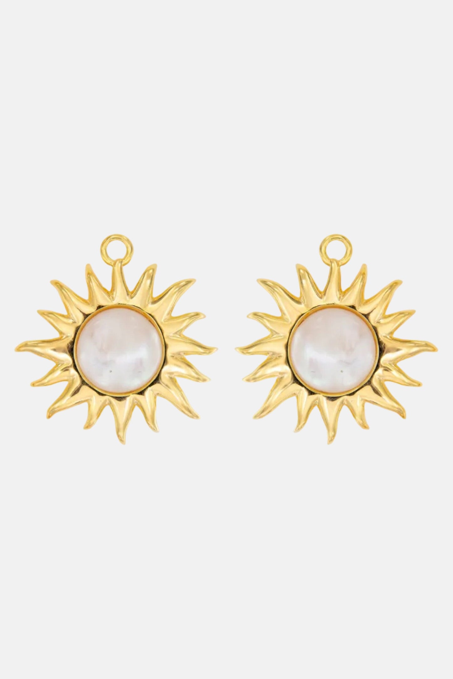 Colgantes Sol Fascinante Intermedio Madreperla Blanca Necklaces Coolook 
